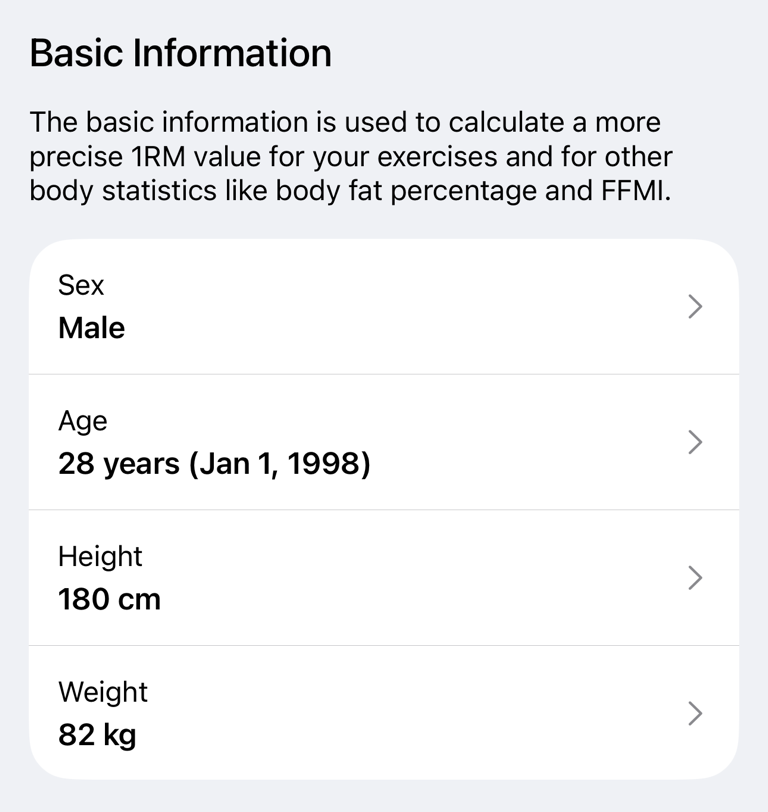 Basic Information section