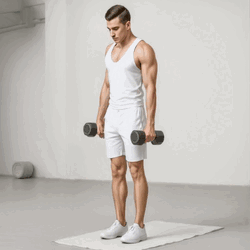 Kurzhantel Reverse Ausfallschritt