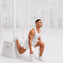 Kettlebell Bulgarian Split Squat