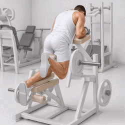 Single-Leg Machine Standing Leg Curl